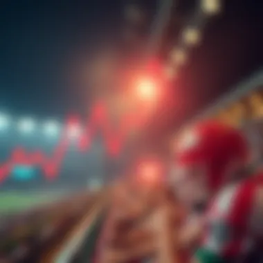 Fluctuations in betting odds illustrated