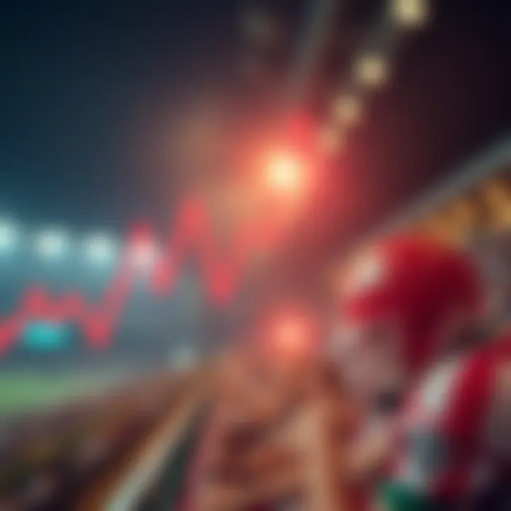 Fluctuations in betting odds illustrated