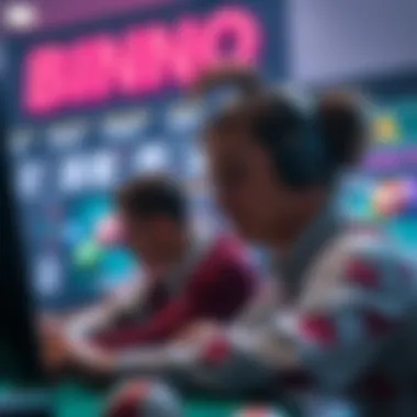 Visual depicting various bingo strategies in action