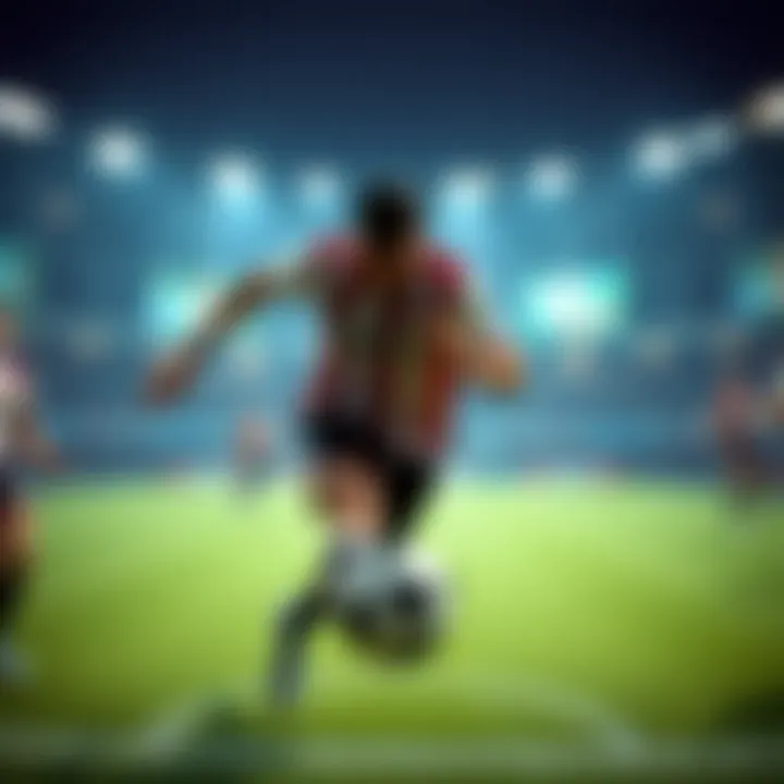 A visual representation of the concept of boutique toto, merging lottery and sports betting