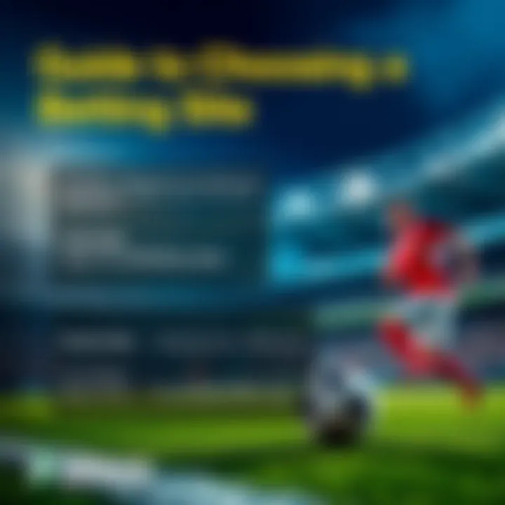 Infographic on choosing the right betting site