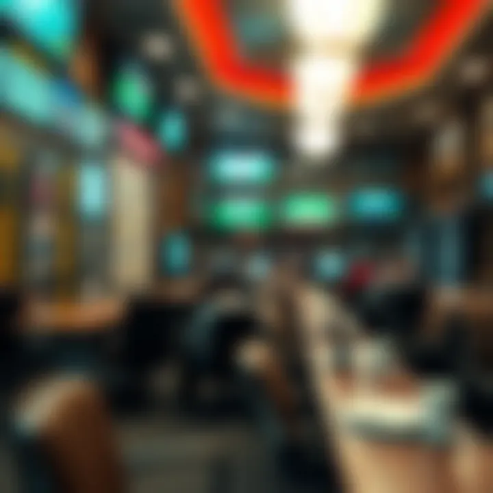 Exploring Local Betting Options A cozy betting environment showcasing various betting options