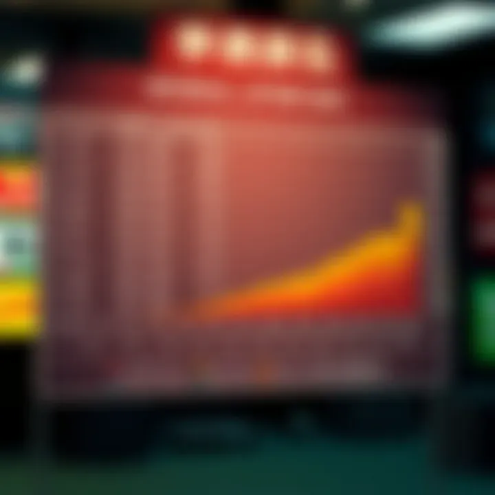 Comparative chart of past lottery data