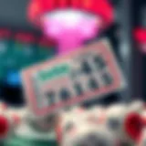 Lottery ticket showcasing numbers