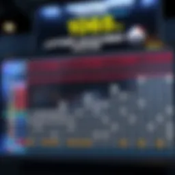A detailed chart showcasing historical lottery outcomes