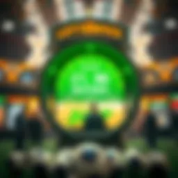 Visual representation of lottery mechanics
