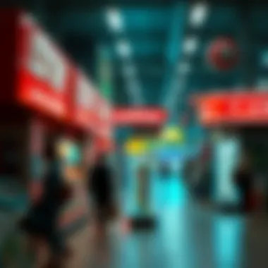 Visual representation of popular lottery ticket outlets