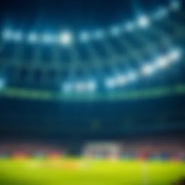 Electric Atmosphere in the Stadium Stadium Atmosphere During a Match