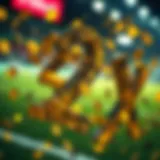 Abstract representation of luck in numbers