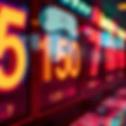 Colorful representation of lucky numbers